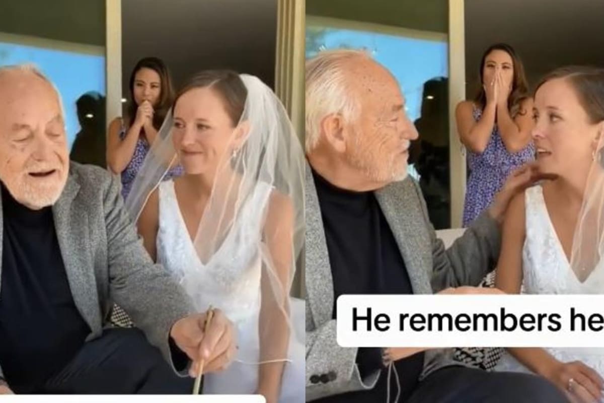 El hombre le dio el mejor regalo de bodas a su hija (Foto: TikTok: wenddingfiesta)