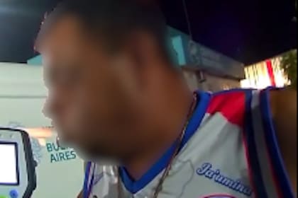 El hombre no pudo efectuar el control de alcoholemia