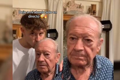 El hombre no tuvo temor e hizo una excelente trasmisión (Captura video)