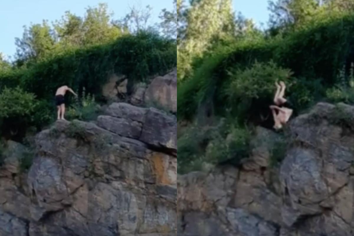 El hombre, para tener un buen estado de salud, practica yoga y hace gimnasia (Foto: TikTok @diegoghione4)