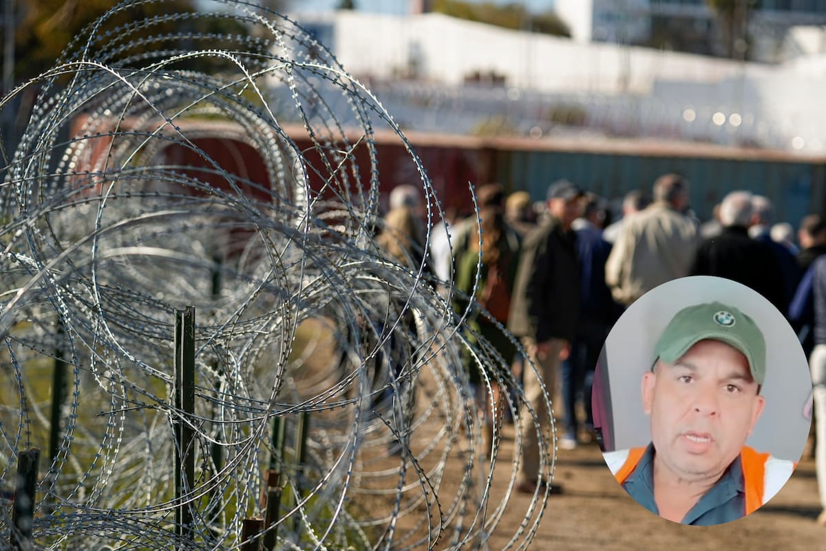 El hombre pasó por la frontera terrestre de Hidalgo, Texas