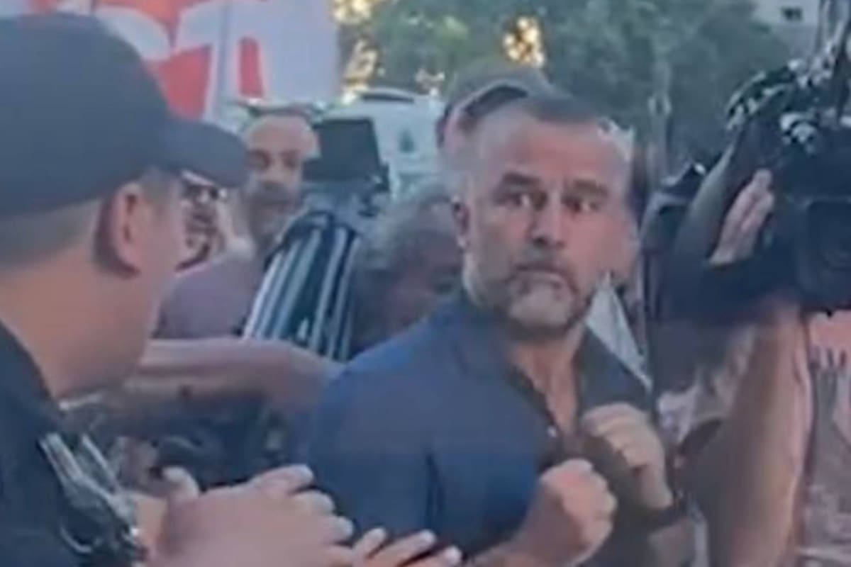 El hombre que agredió a un simpatizante de La Libertad Avanza