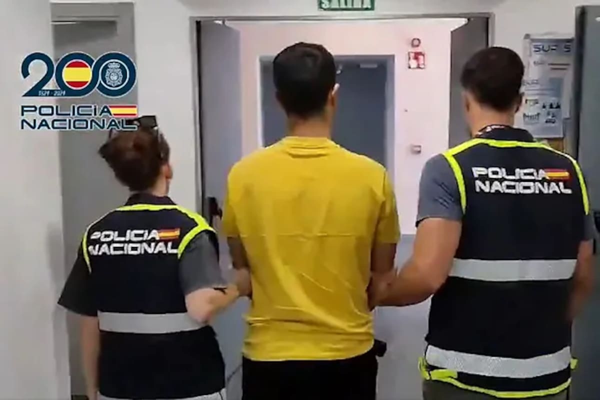 El hombre que fue detenido en Madrid.
