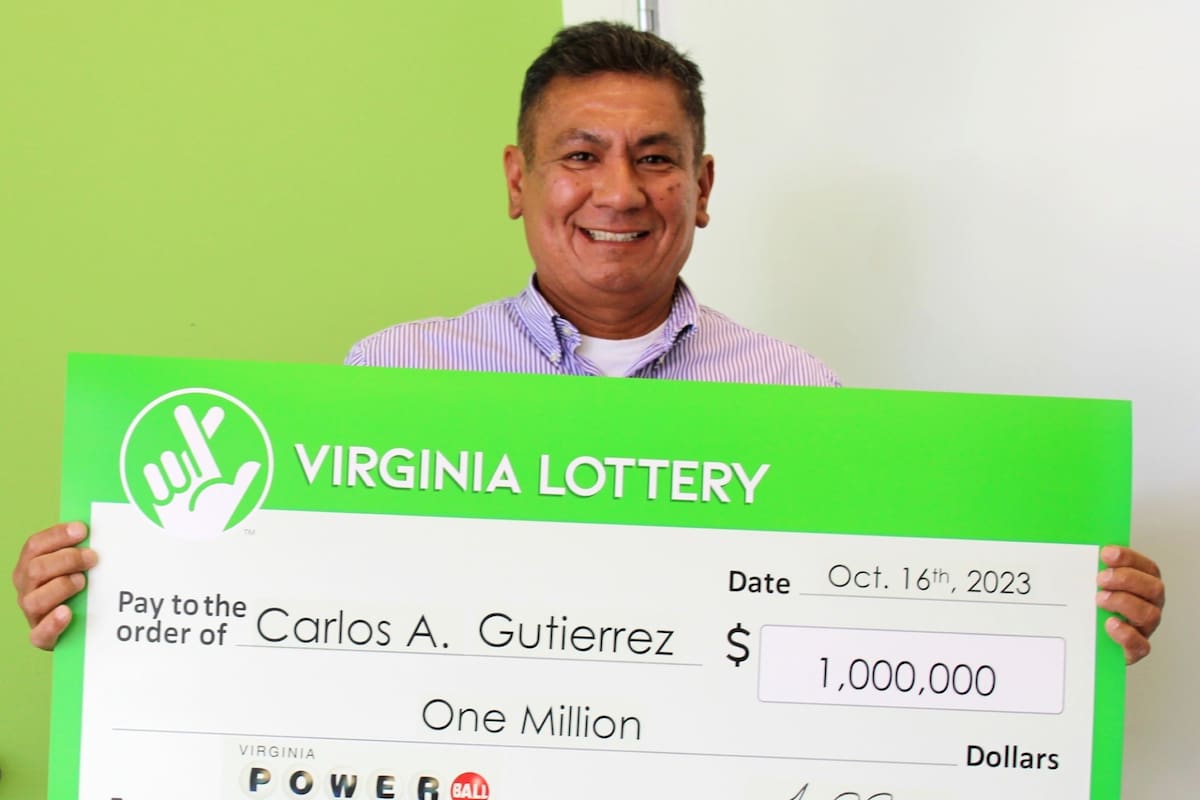 El hombre se ganó US$1 millón de dólares en Powerball