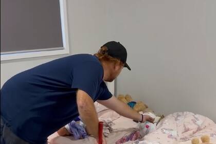 El hombre se horrorizó con el hallazgo (Foto: Captura de video)