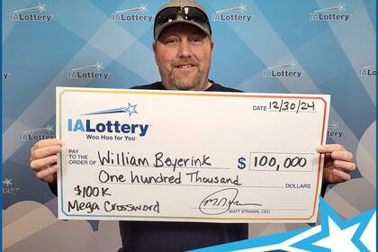 El hombre se llevó una inesperada sorpresa (Foto: @ialottery)