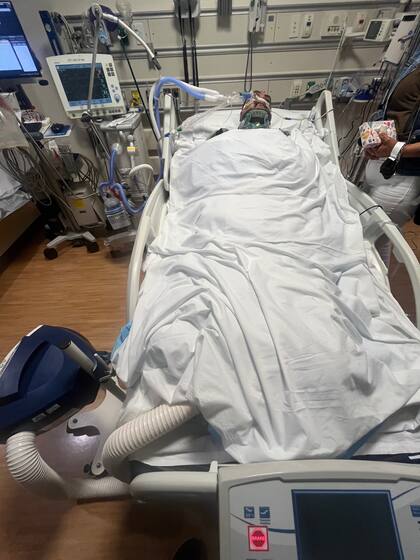 El hombre sufrió fractura de cuello y cráneo