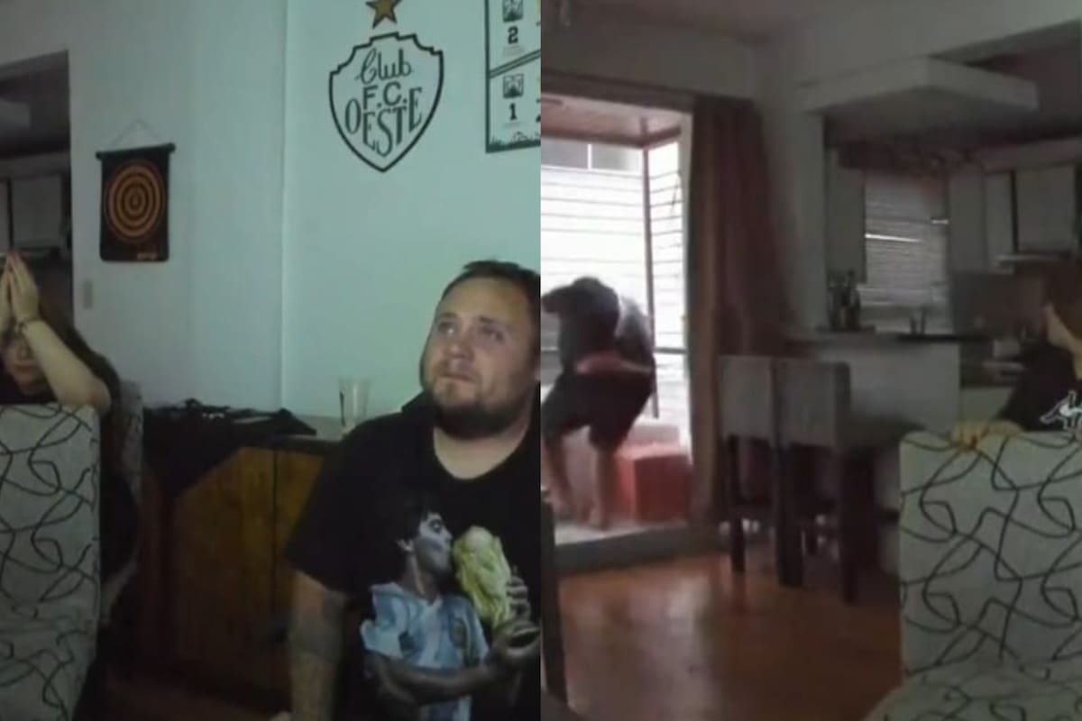 El hombre sufrió heridas leves y grabó un video tras salir del hospital