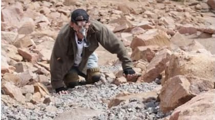 El hombre tardó siete días para completar la peculiar proeza