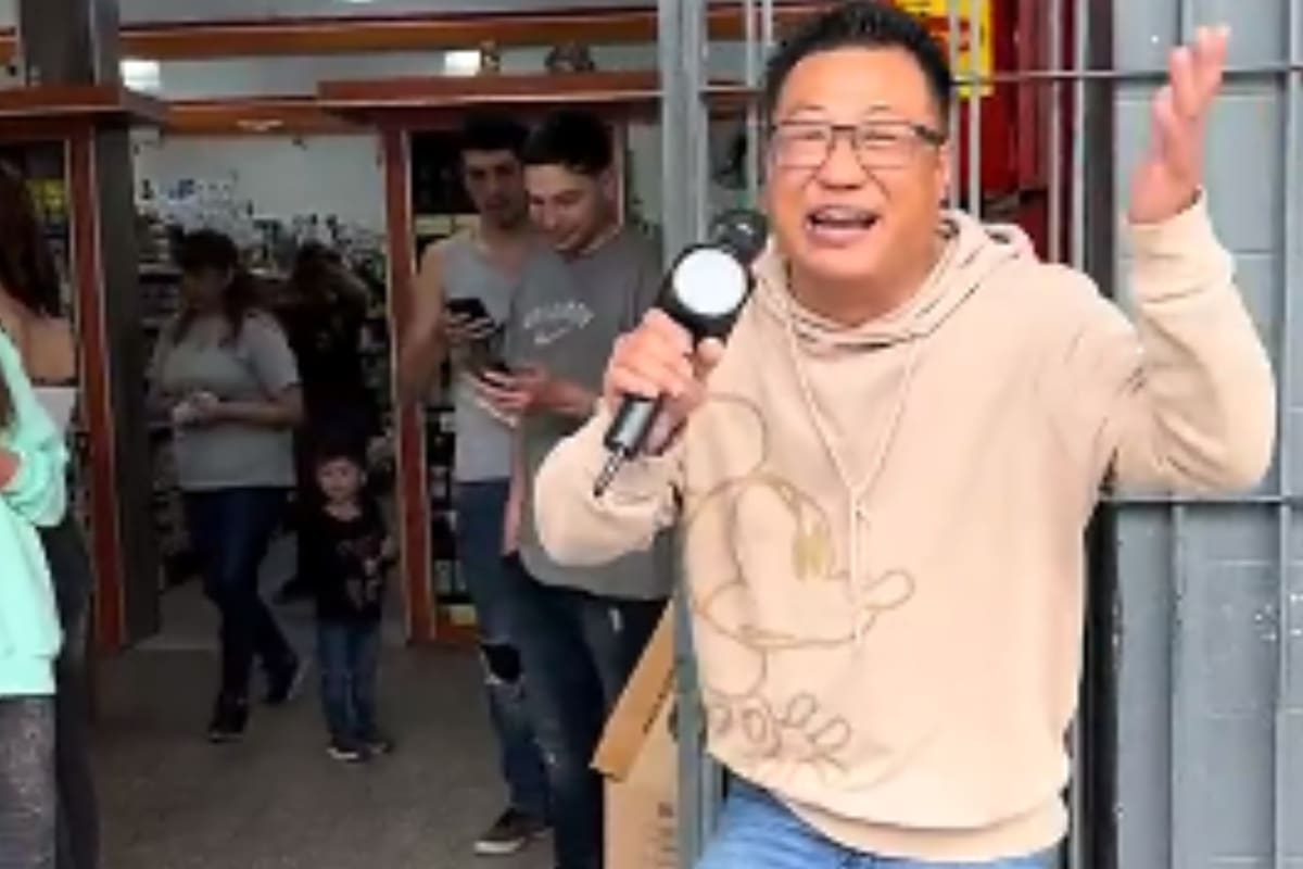 El hombre vive en la Argentina hace 15 años (Foto: Captura de video)