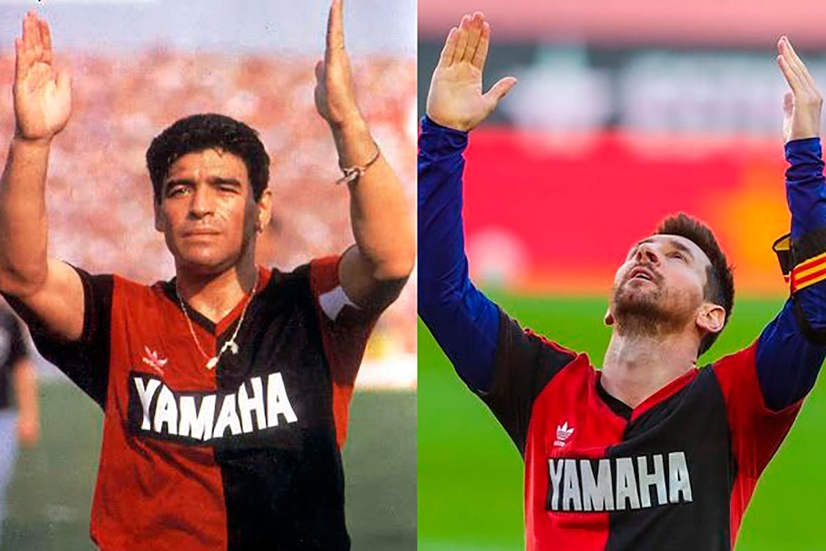 El homenaje a Diego Maradona en Barcelona, el ensayo de la "Mano de Dios" de Lionel Messi y la camiseta de Newells como tributo