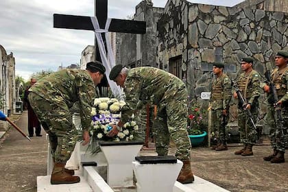 El homenaje a los caídos que tuvo lugar el año pasado, en Formosa