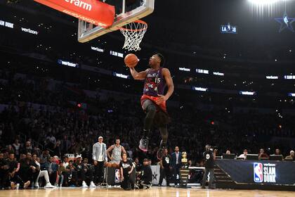 El homenaje de Mitchell a Carter, en el último salto de la noche