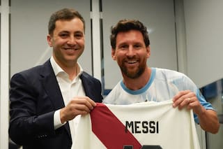 El homenaje de River Plate a Lionel Messi durante su despedida de la selección argentina
