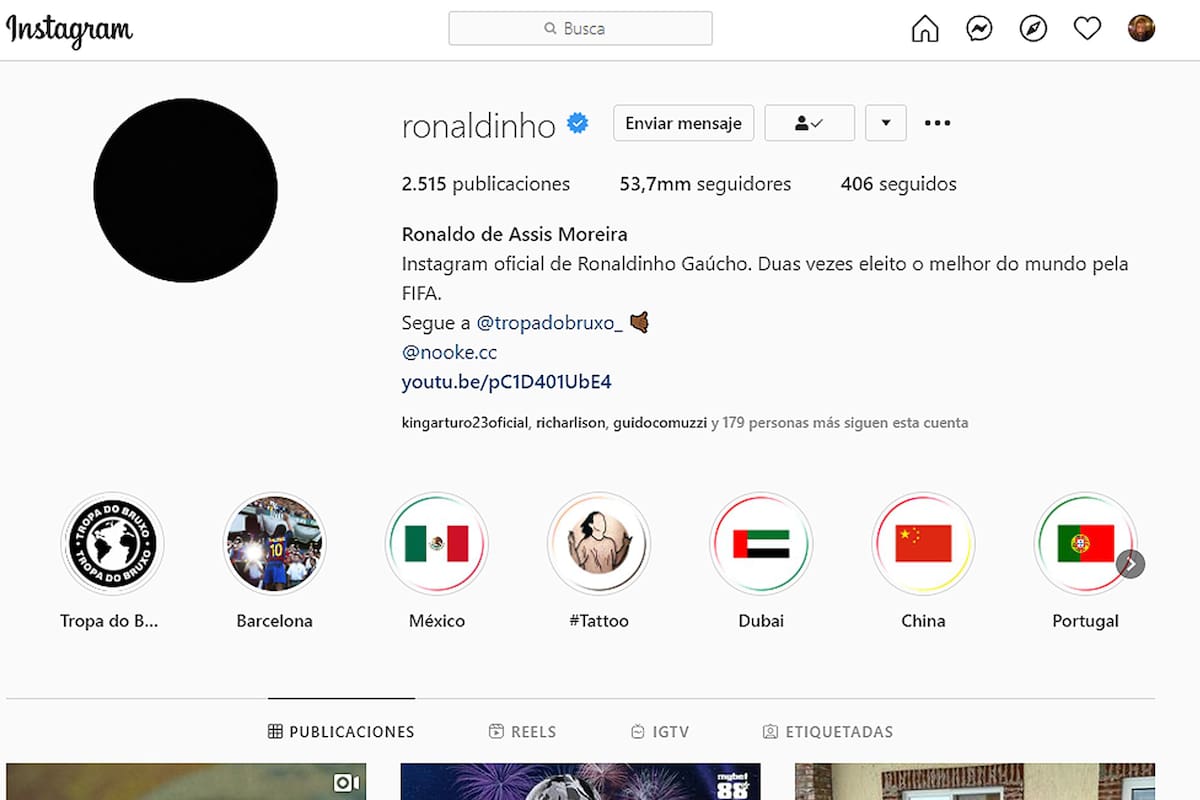 El homenaje de Ronaldinho a su madre, quien falleció por Covid 19