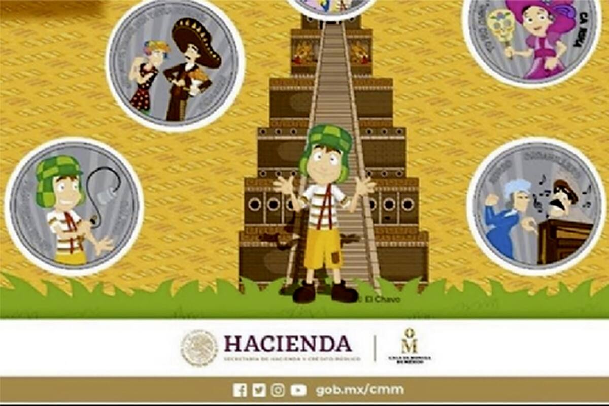 El homenaje será una colección de medallas en la que cada uno de los personajes del programa estará acompañado, en un estuche con forma de pirámide, por un objeto tradicional de la cultura mexicana