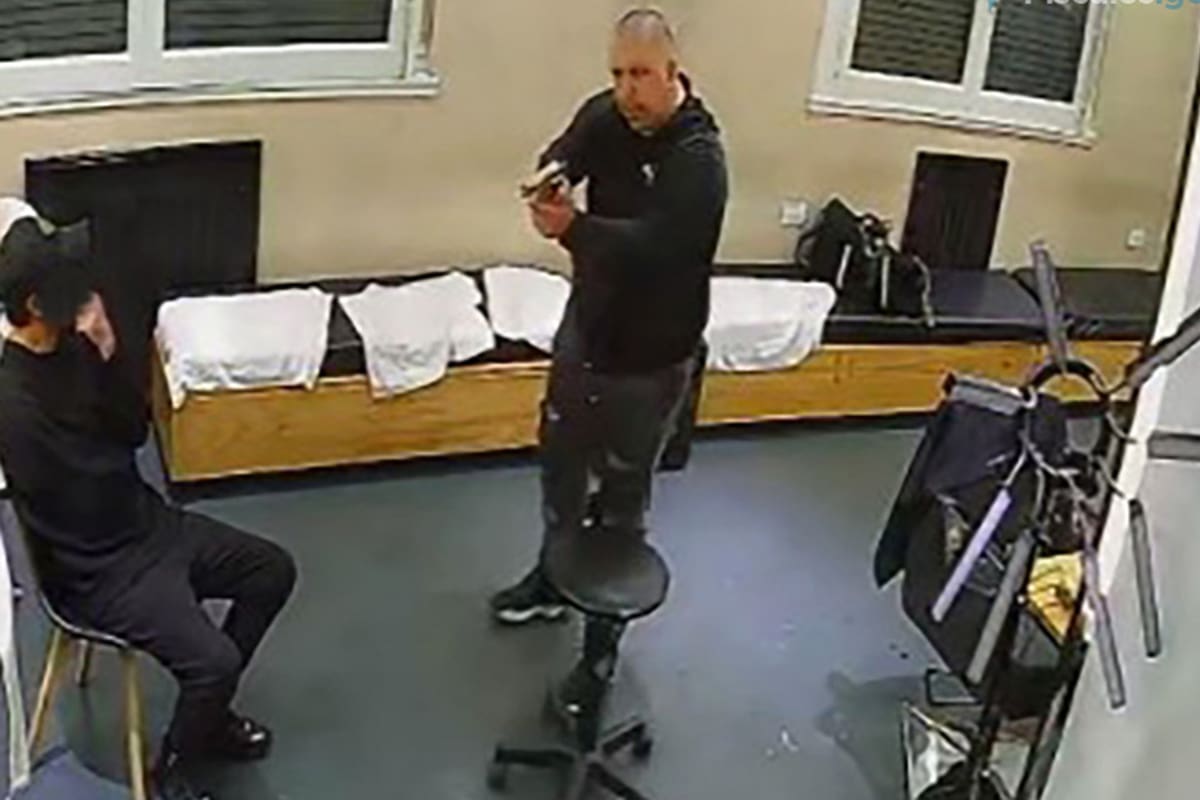 El homicidio quedó filmado por las cámaras de seguridad de la peluquería