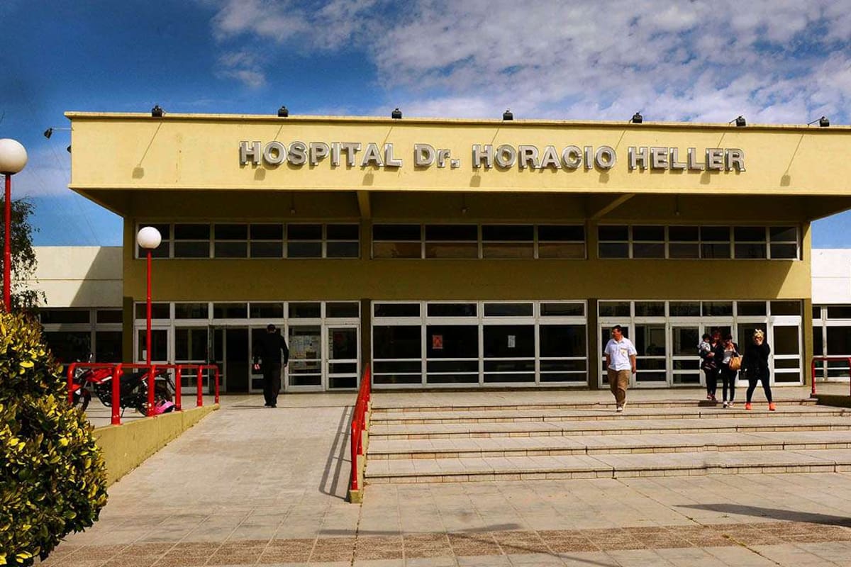 El hospital al que fue trasladada la víctima, donde luego falleció.
