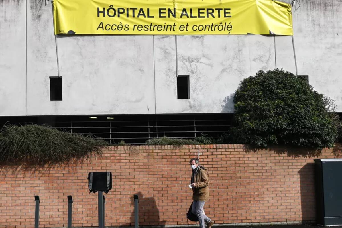 El hospital de Dunkerque, en alerta como toda la ciudad por el elevadísimo número de casos de Covid-19