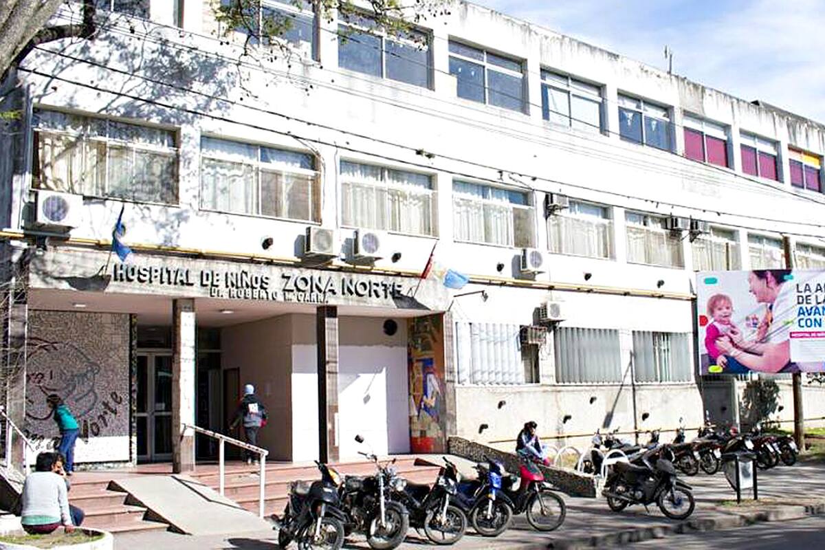 El hospital de Niños Zona Norte de Rosario donde el menor baleado fue atendido y se encuentra en observación