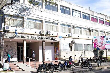 El hospital de Niños Zona Norte de Rosario donde el menor baleado fue atendido y se encuentra en observación