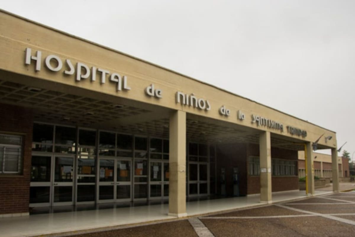 El hospital en donde estuvo internada y finalmente falleció la niña