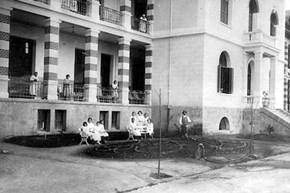 El hospital en sus comienzos