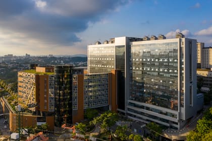 El Hospital Israelita Albert Einstein, en Morumbí