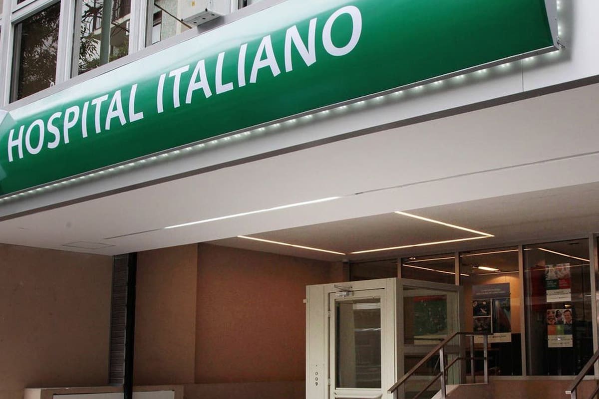 El Hospital Italiano de Almagro, uno de los focos de transmisión
