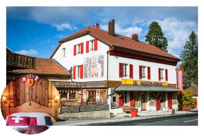 El hotel Arbez Franco-Suisse ofrece la posibilidad de hospedarse en dos países al mismo tiempo