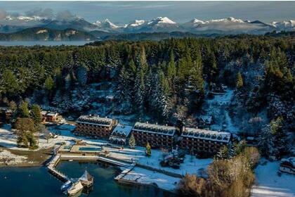 El hotel Bahía Manzano en Villa Angostura