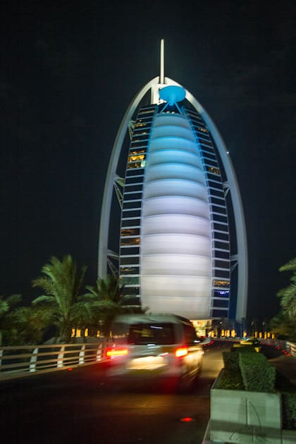 El hotel Burj Al Arab.