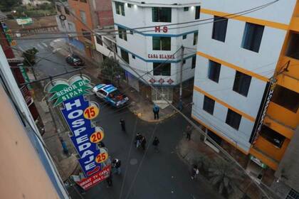 El hotel donde ocurrieron los crímenes