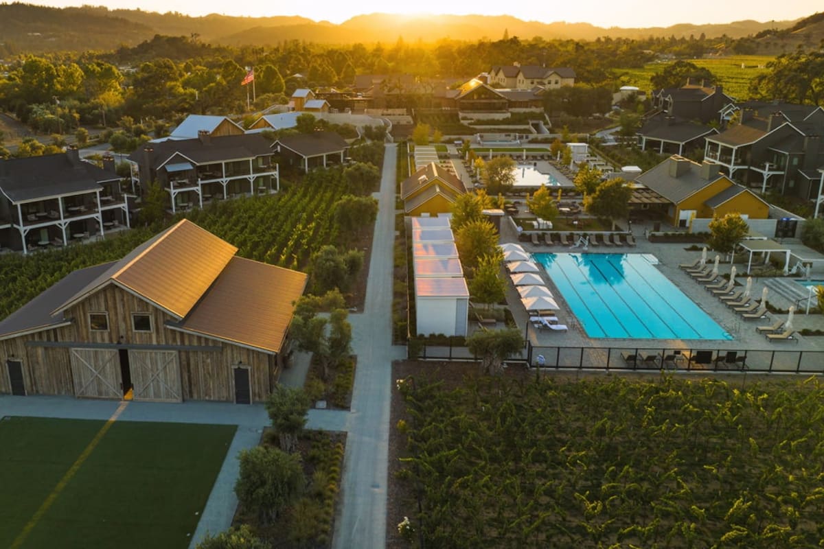 El hotel en California se consagró como el mejor en la categoría región vitivinícola