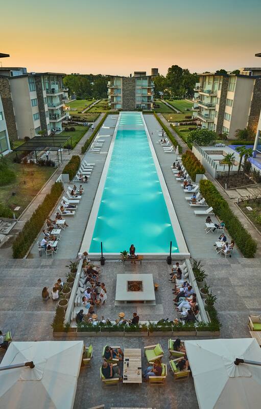 El hotel invita al relax y al encuentro entre los huéspedes.