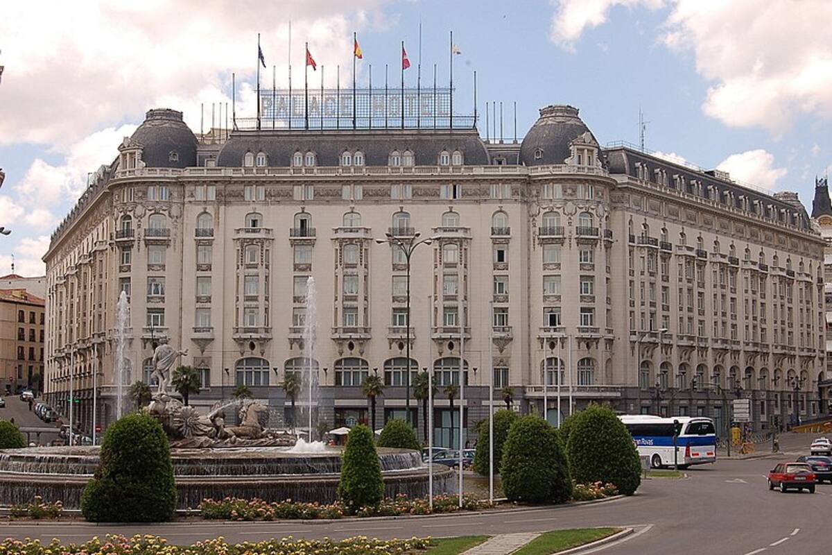 El hotel Palace, en Madrid