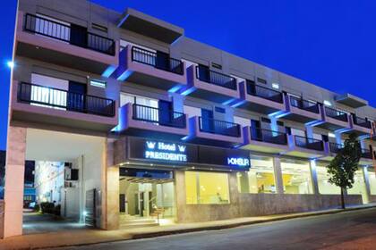 El hotel Presidente, en Villa Carlos Paz