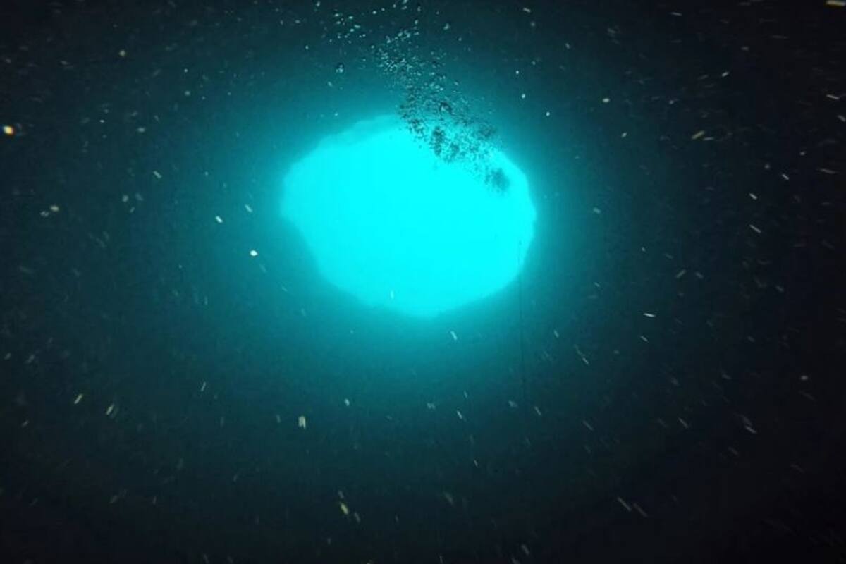 El hoyo se encuentra en las proximidades de la costa de Florida, 47 metros debajo de la superficie marina y se calcula que tiene una profundidad de 130 metros