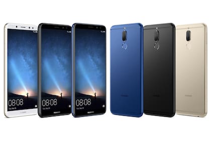 El Huawei Mate 10 Lite tiene dos cámaras frontales y dos traseras, además de una pantalla de 5,9 pulgadas