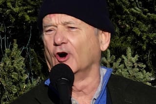 Bill Murray improvisó un concierto para promocionar su nuevo proyecto y sorprendió a sus fans