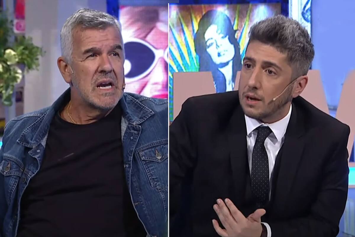 El humorista y el actor tuvieron un tenso cruce durante la entrevista en vivo