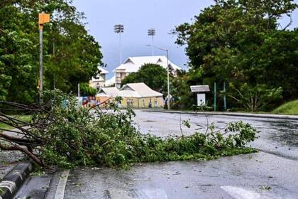 El huracán Beryl pasó cerca de Bridgetown, Barbados.