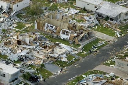 El huracán Charley en 2004.