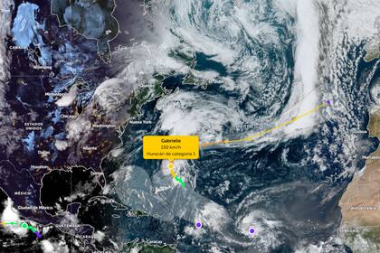 El huracán Gabrielle avanza por el Atlántico y es monitoreado por los especialistas