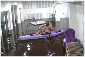 El huracán Helene provocó inundaciones en las casas de los residentes en Tampa
