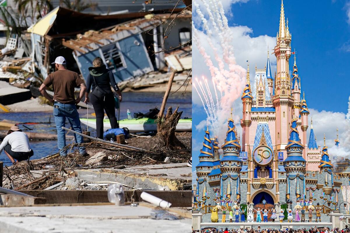 El huracán Ian dejó daños en Florida y también molestia entre los usuarios de redes sociales, por cómo los influencers documentaron su paso en Disney