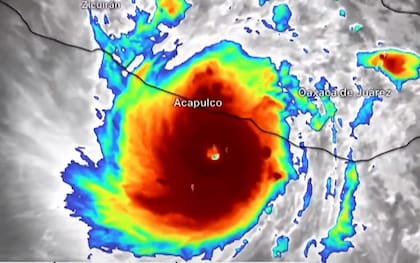 El huracán Otis escaló desde categoría 3 a 5