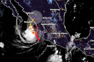 Trayectoria del huracán Simón: avanza como categoría 3 frente a México y prevén un giro a tierra