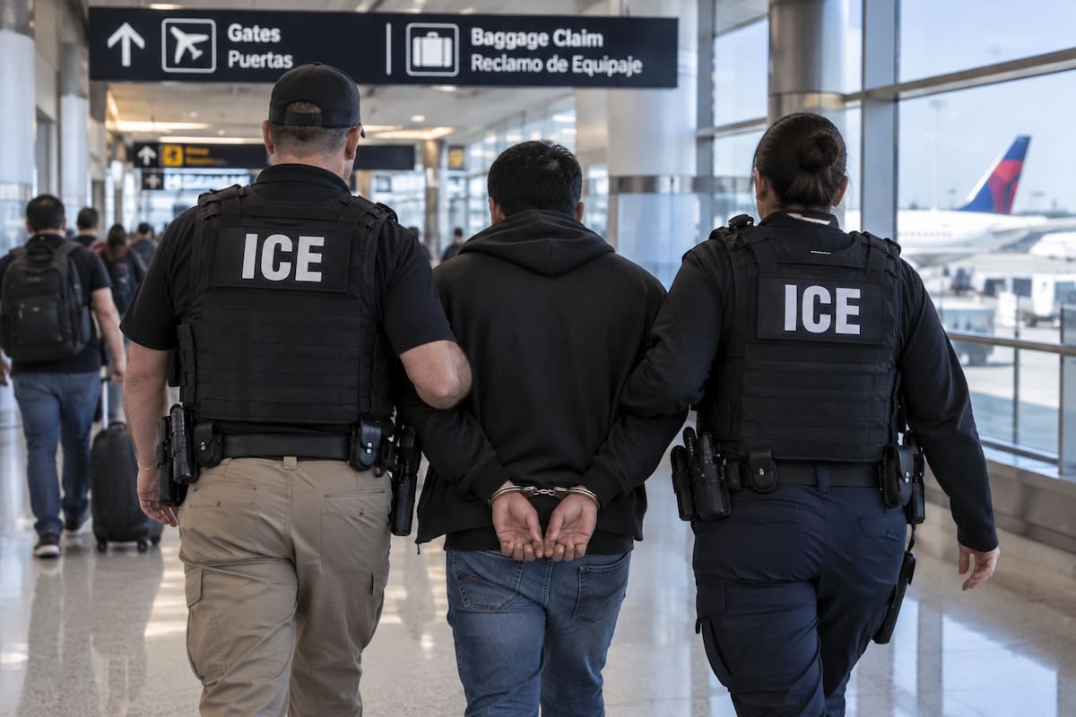 El ICE amplió los controles migratorios en aeropuertos de Estados Unidos durante 2026