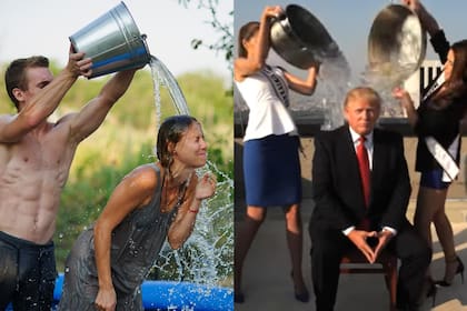 El Ice Bucket Challenge tuvo la participación de Donald Trump